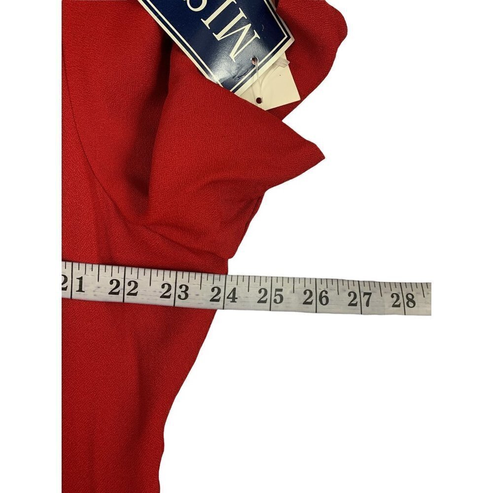Periwinkle Women's Red & Gold Trim Top - Picture 4 of 5
